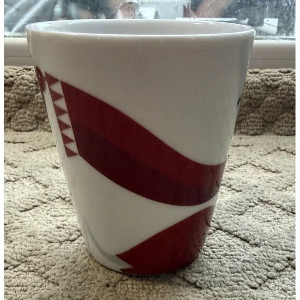 2012 STARBUCKS Red Fox & Bird Tea Coffee Cup Mug Holiday Collectible